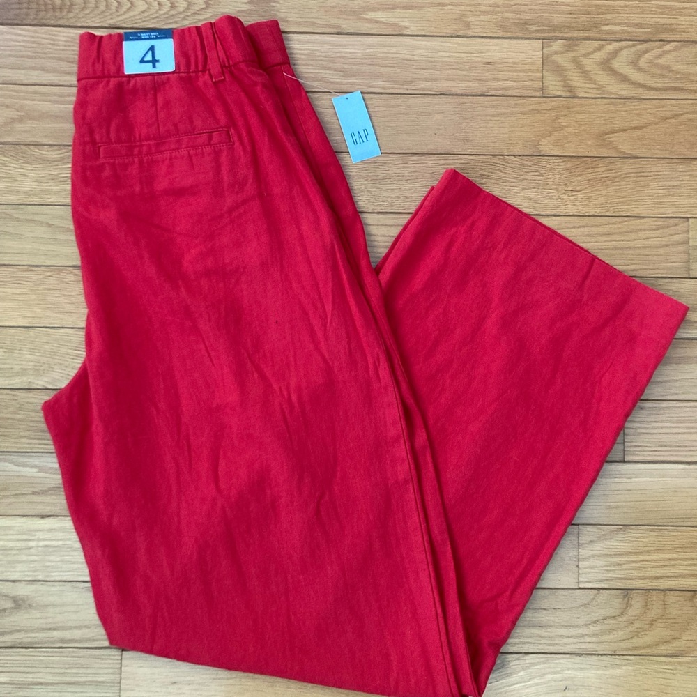 GAP Vibrant Red Trousers